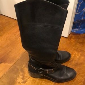 Vince Camino Black Leather Boots